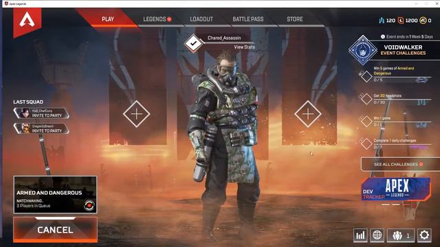 Voidwalker event Apex Legends смотреть онлайн