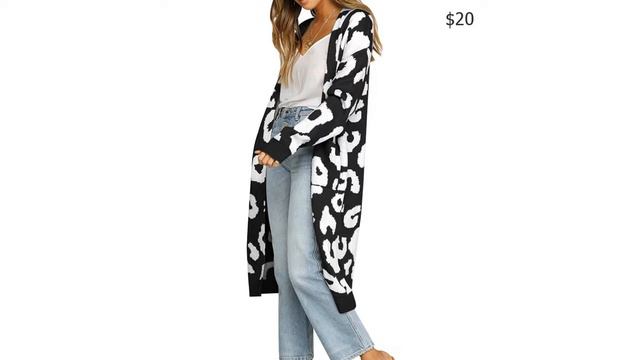 Одежда с AliExpress. Женское длинное трикотажный пальто. Вязаный кардиган с длинными рукавами.