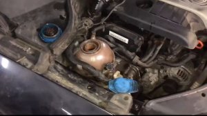 Эмульсия в системе охлаждения  vw 2.0 tsi