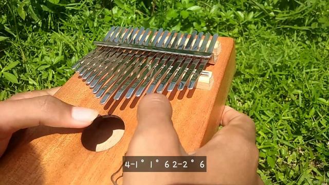 D4vd - Here With Me (Kalimba Cover With Tabs) | Kalimba Tabs By Awanchl