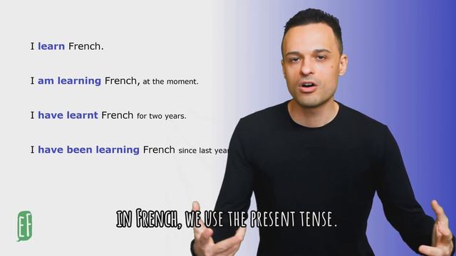How to use the PRESENT tense in French? смотреть онлайн