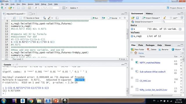 How to compute Adjusted R Square смотреть онлайн