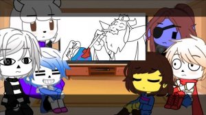 Реакция персонажей Undertale на Куяша «Андертейл за восемь минут»