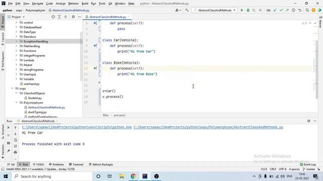 #31 Abstract Classes and Methods in Python смотреть онлайн