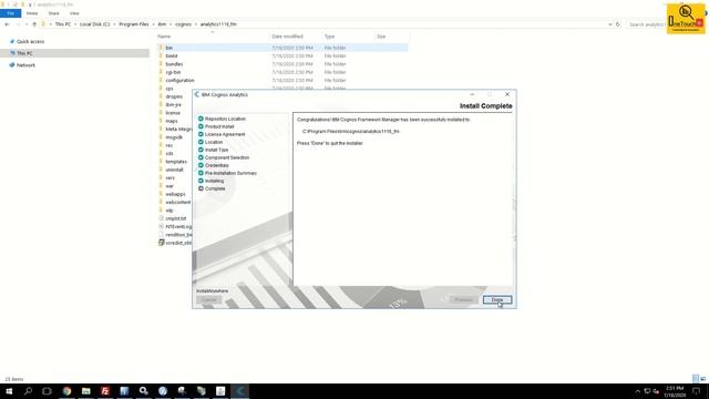 IBM Cognos 11 - Admin | Install & Configure Framework Manager - Windows | OneTouchBI смотреть онлайн