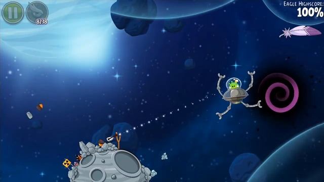 Angry Birds Space Beak Impact Mighty Buzzard смотреть онлайн