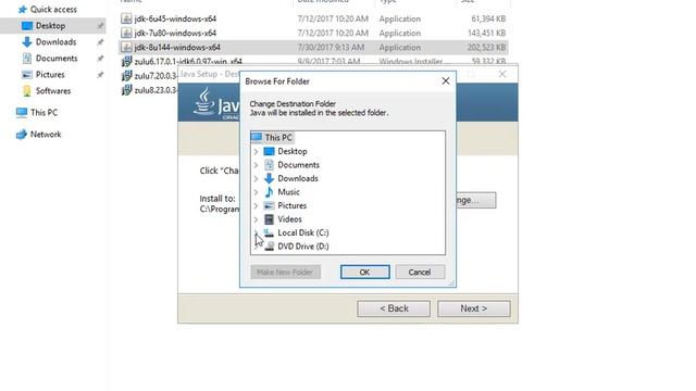 Java 8 (Oracle JDK 8) installation in Windows Server 2016 | Java SE 8 Update 144 смотреть онлайн