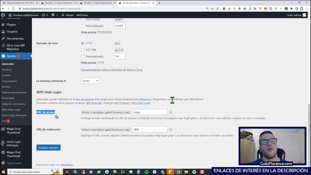 ? Cómo cambiar la URL de Acceso a WP-Admin en Wordpress || Review plugin WPS HIDE LOGIN en Español смотреть онлайн