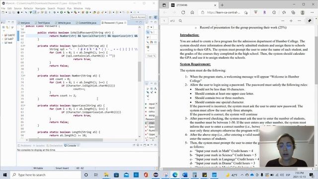Java Password Class 1 смотреть онлайн