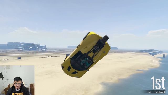 Flying Cars in Ocean Parkour 1.111% People Win This Race in GTA 5! смотреть онлайн