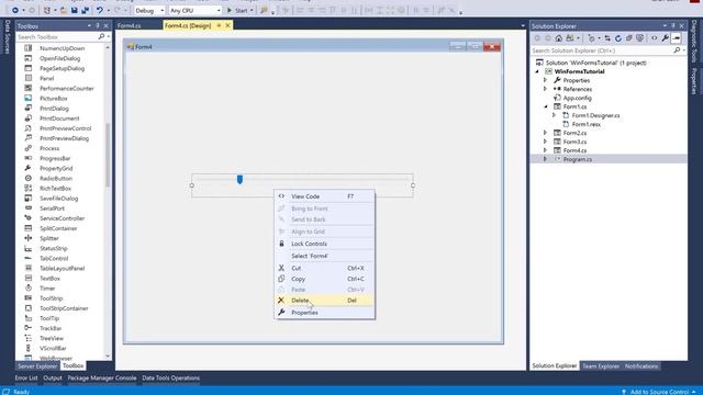 How to use TrackBar Control in Windows Forms смотреть онлайн