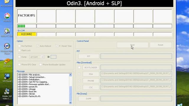 Samsung Galaxy S I9000 Flash With Odin v1 82 Tool смотреть онлайн