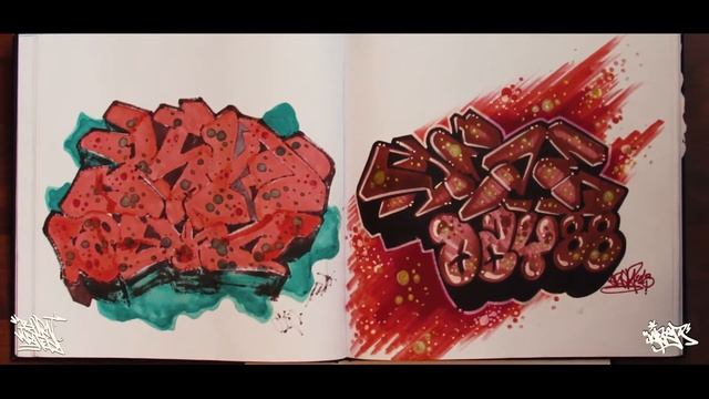 Graffiti - THE 100 day sketch project part4 смотреть онлайн