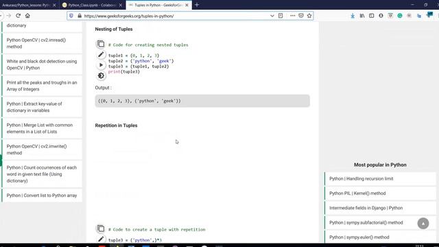 PYTHON LECTURE 8: Tuples and Operations on tuples() смотреть онлайн