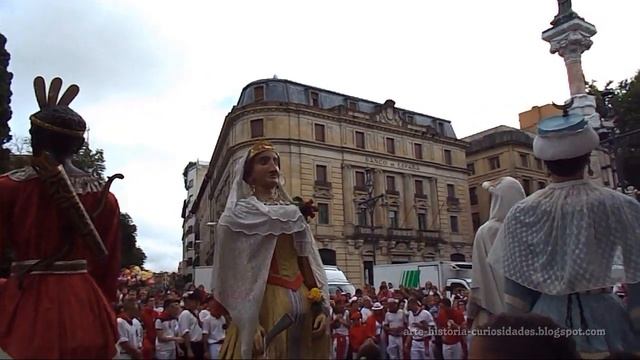 BAILE DE LOS GIGANTES DE PAMPLONA 1 Sanfermines 2014 смотреть онлайн