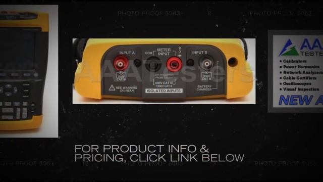 2 Fluke 199 ScopeMeter 200 MHz Oscilloscopes смотреть онлайн