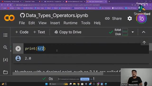 [LIVE] DAY 02 - Complete Python and Artificial Intelligence in 7 days | COMPLETE in 7 - Days смотреть онлайн
