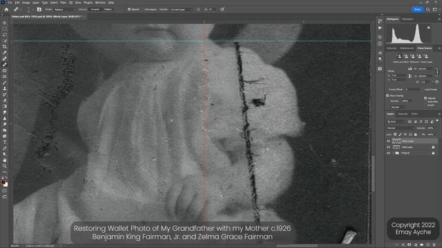 Restoration of an old family photo using Adobe Photoshop 2023. Very Satisfying! Episode 1 смотреть онлайн