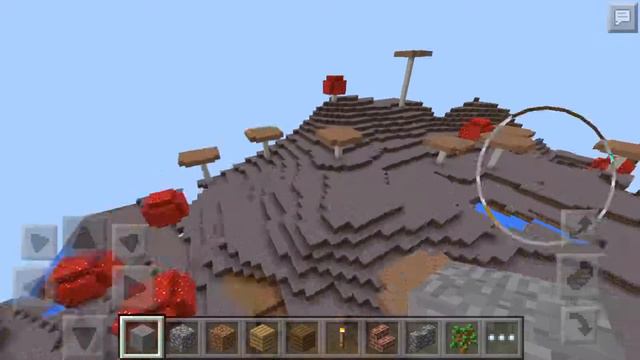 Сид на грибной биом с деревней в Minecraft PE смотреть онлайн