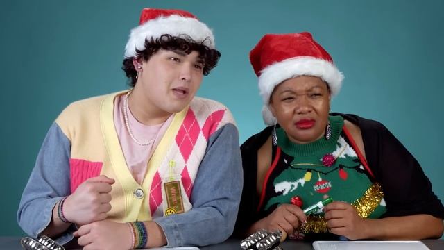 Do Adults Know If These Christmas Song Lyrics Are Real?! | React смотреть онлайн