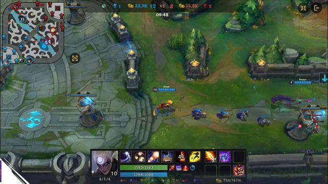 Инфернальная Диана | Руны, сборка, прокачка умений | LoL Wild Rift смотреть онлайн