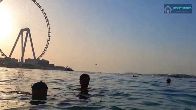 4k JBR Beach Walk - Jumeirah Beach in Dubai | JBR Beach Dubai Sunset Tour смотреть онлайн