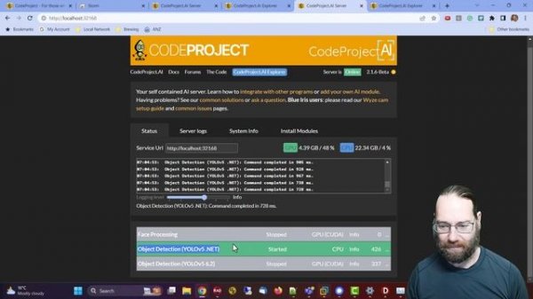Object Detection Using CodeProject.AI