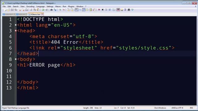 Create a Custom 404 Error Page for Your Site смотреть онлайн