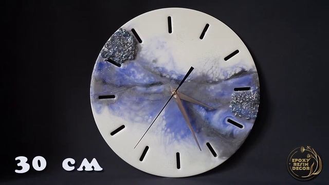 Часы из эпоксидной смолы "ЛЁД" смотреть онлайн