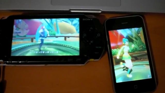 Comparison Project DIVA PSP / Miku Flick iOS смотреть онлайн
