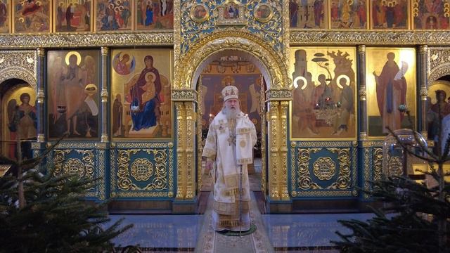 Проповедь митрополита Каширского Феогноста в Стефано-Махрищском женском монастыре 13.01.22 смотреть онлайн