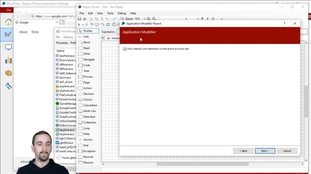 Basics of Application Modeller - Part 1 Application Wizard and Launch Attach (Blue Prism) смотреть онлайн
