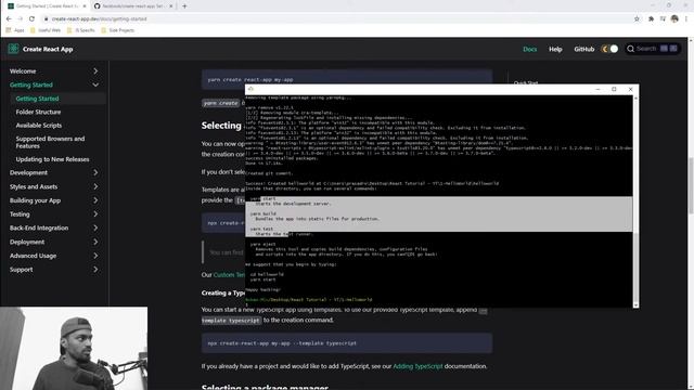 Running our First React App - React Guide | Rohan Prasad смотреть онлайн