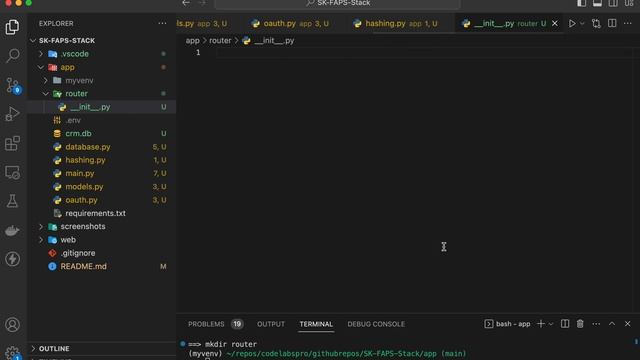 How to build a CRM using SK-FAPS Stack Part1 смотреть онлайн