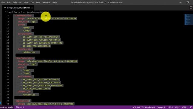 Setup Docker selenium grid on AWS EC2 instance with docker compose | Run Selenium Tests on AWS EC2 смотреть онлайн