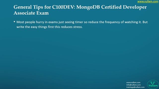 Tips & Tricks to Pass C100DEV: MongoDB Certified Developer Associate Certification Exam смотреть онлайн