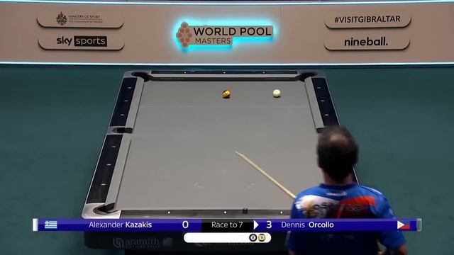 Alexander Kazakis vs Dennis Orcollo | Last 16 | 2022 World Pool Masters смотреть онлайн