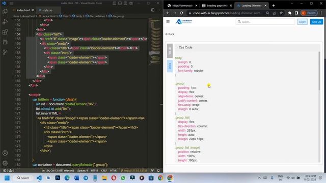 Translating a JSON data to HTML Element with Animation- JavaScript смотреть онлайн