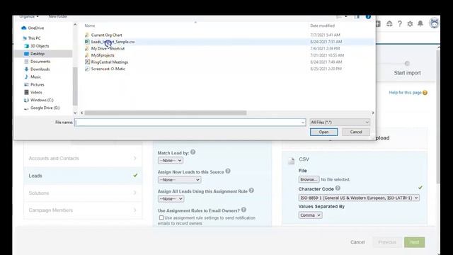 Data Import Wizard Salesforce | How to Import Accounts & Contacts смотреть онлайн