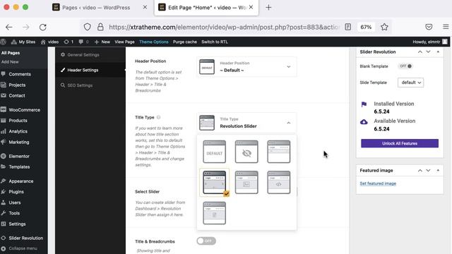 How to set a custom Slider Revolution for page in XTRA WordPress Theme? смотреть онлайн