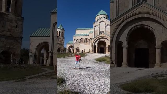 Храм Баграта в Кутаиси - Грузия. Всемирное наследие ЮНЕСКО. Осень 2018 год. смотреть онлайн