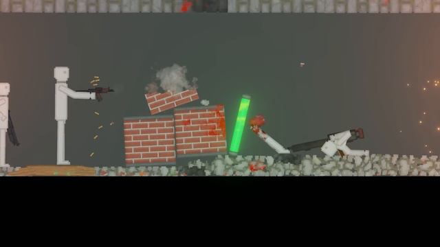 Minecraft Mobs Attack People in People Playground смотреть онлайн