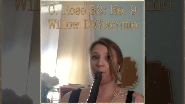 C. Rose: 32 Etudes - No. 9 Willow DiGiacomo смотреть онлайн