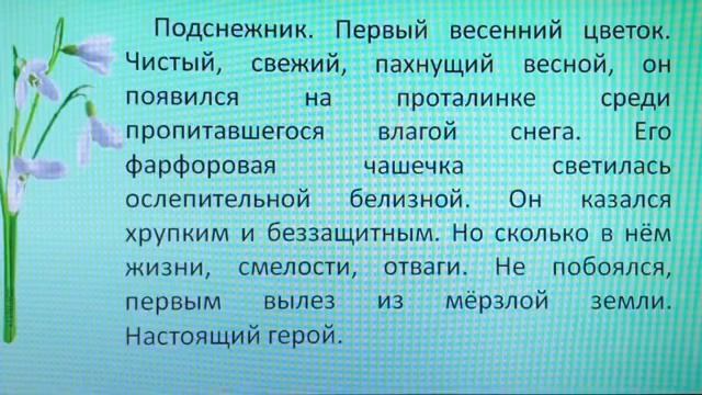 2 класс Русский язык Текст-описание