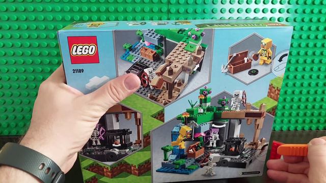 LEGO Minecraft Unbox The Skeleton Dungeon 21189 Cave Explorer, 3 Skeletons and a Spawner! смотреть онлайн