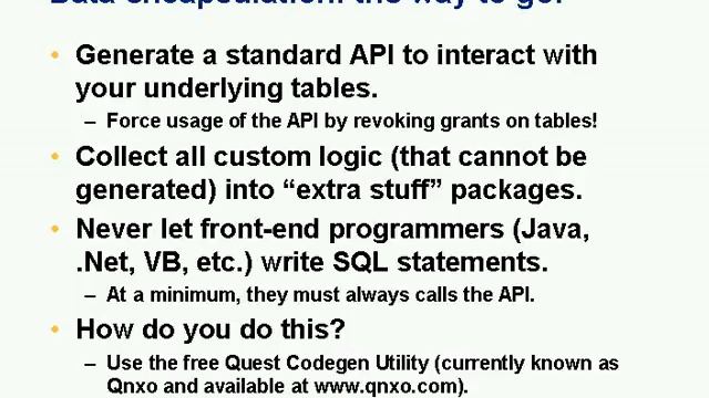 PL SQL Best Practices with Steven Feuerstein 4 смотреть онлайн