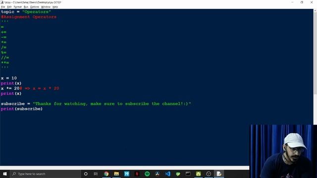 Assignment Operators in Python | Python Tutorials смотреть онлайн
