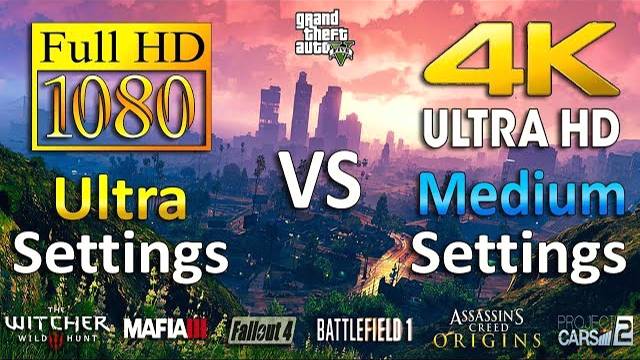 1080p Vs 2160p Gaming