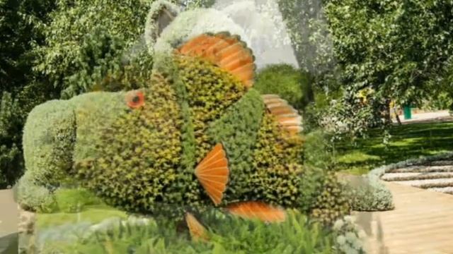Цветочные скульптуры смотреть онлайн