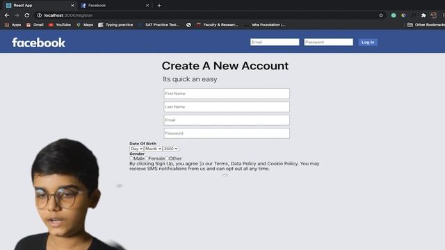 ??Facebook Clone using React JS, Router, Hooks | Complete Registration using Firebase смотреть онлайн